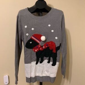 Forever 21 Winter Christmas Dog Sweater Knit Size 2X